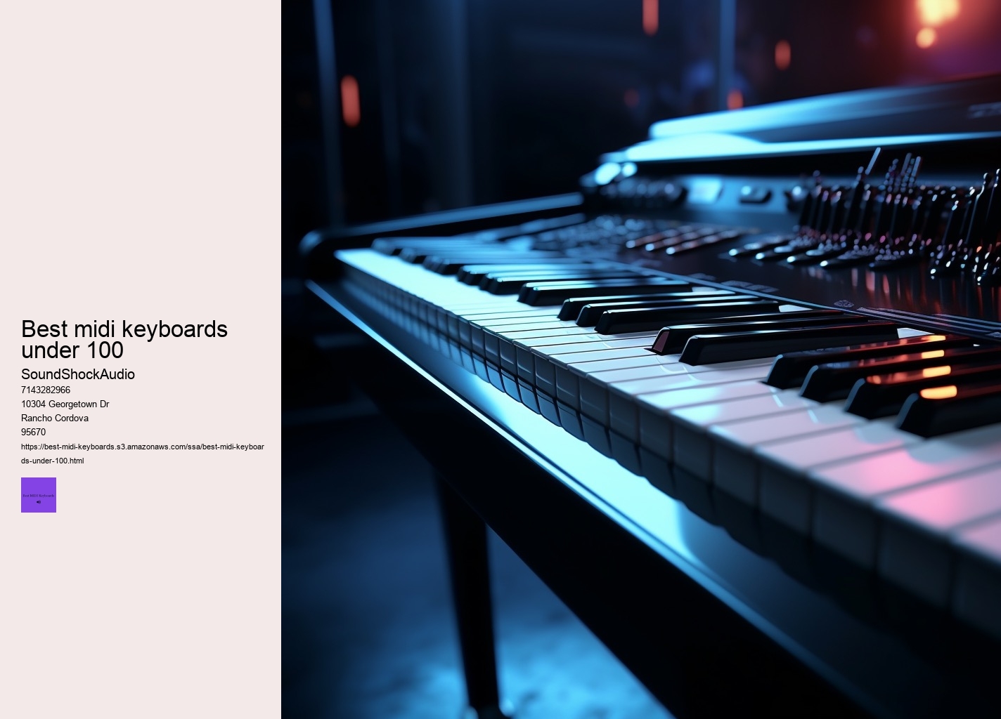 best midi keyboards under 100