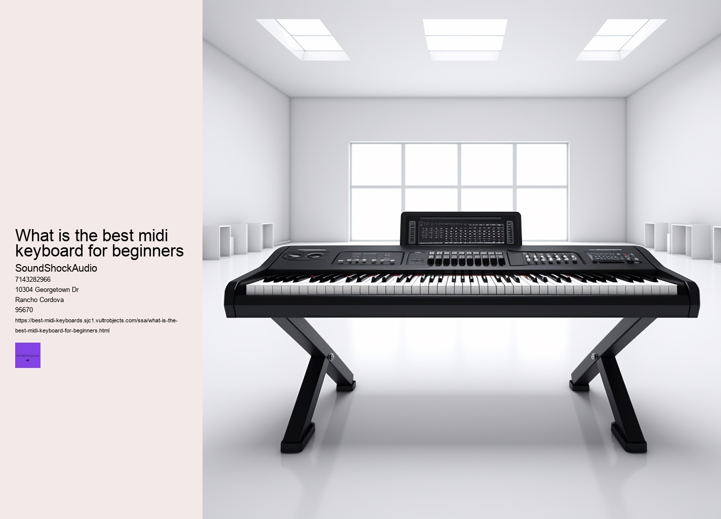 What MIDI keyboard should I buy beginner?